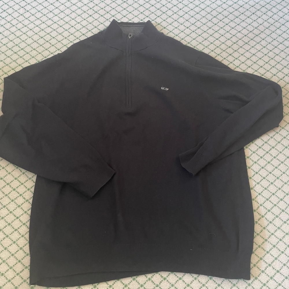 Navy blue cashmere VV Vineyard Vines sweater x-large